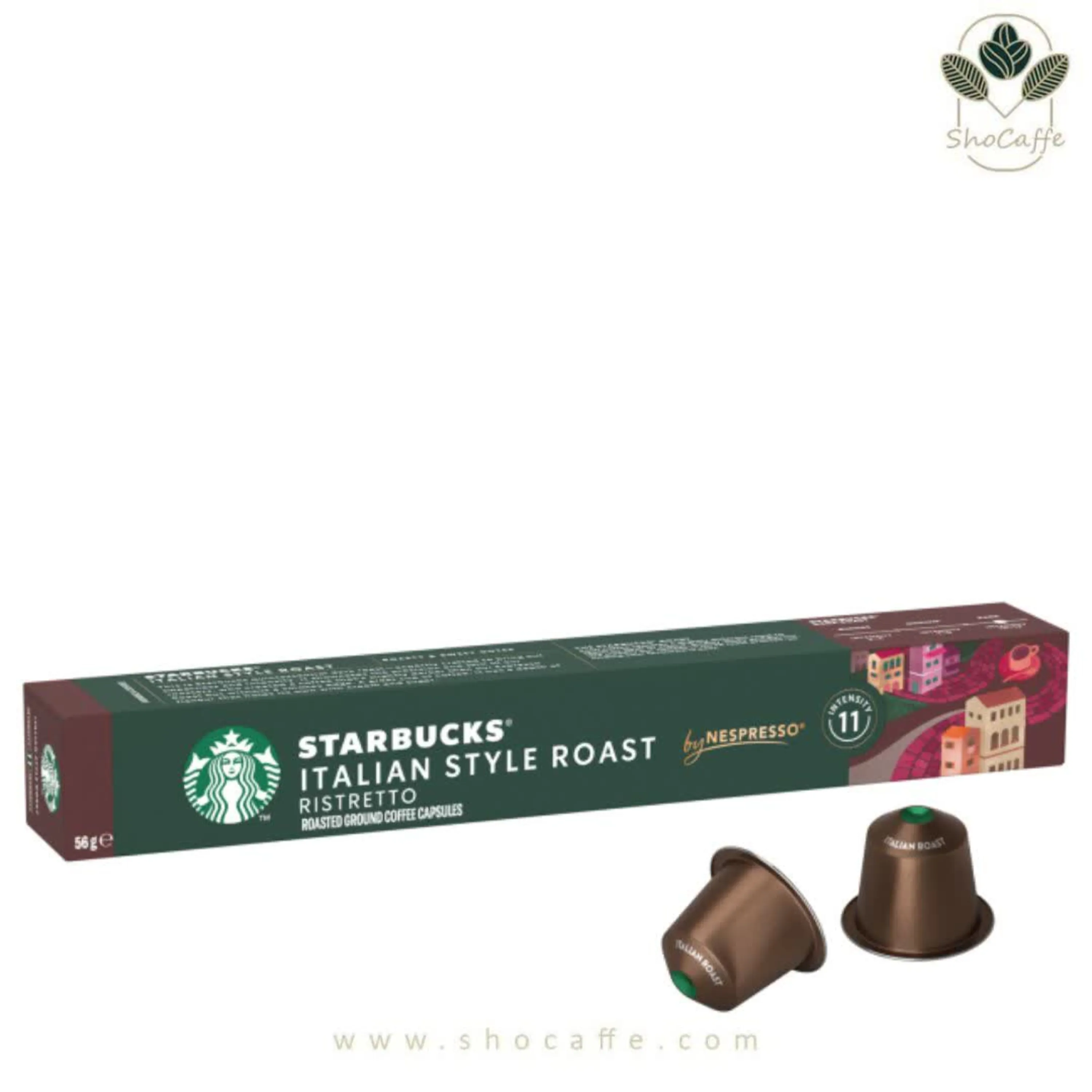 کپسول قهوه نسپرسو استارباکس مدل ایتالین رست Starbucks Italian Style Roast کپسول قهوه نسپرسو استارباکس مدل ایتالین رست Starbucks Italian Style Roast
